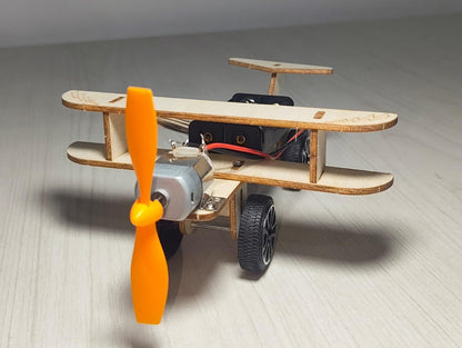 DIY Wooden Airplane Model Kit - Educational Manual Skills Development Tool